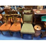PAIR OF EDWARDIAN ANTIQUE CHAIRS