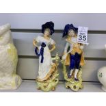 PAIR OF VICTORIAN FIGURINES