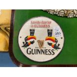 CAST IRON GUINNESS SIGN