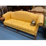 MUSTARD 3 SEATER COUCH