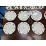 12X SEVILLE USA GOLFING PLATES