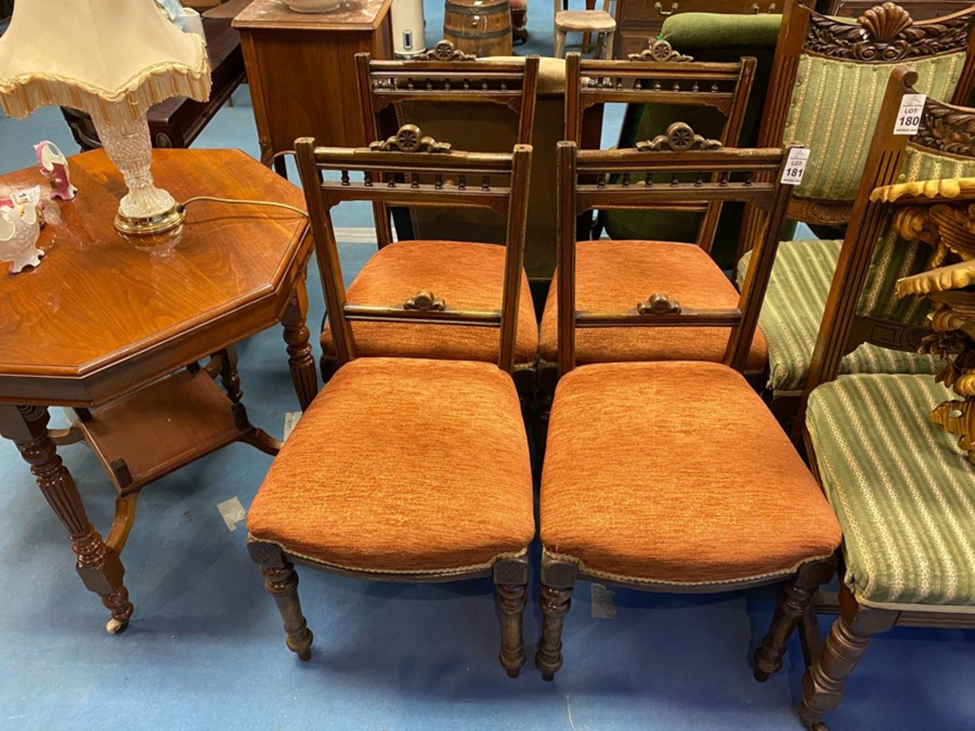 SET OF 4 ANTIQUE CHAIRS