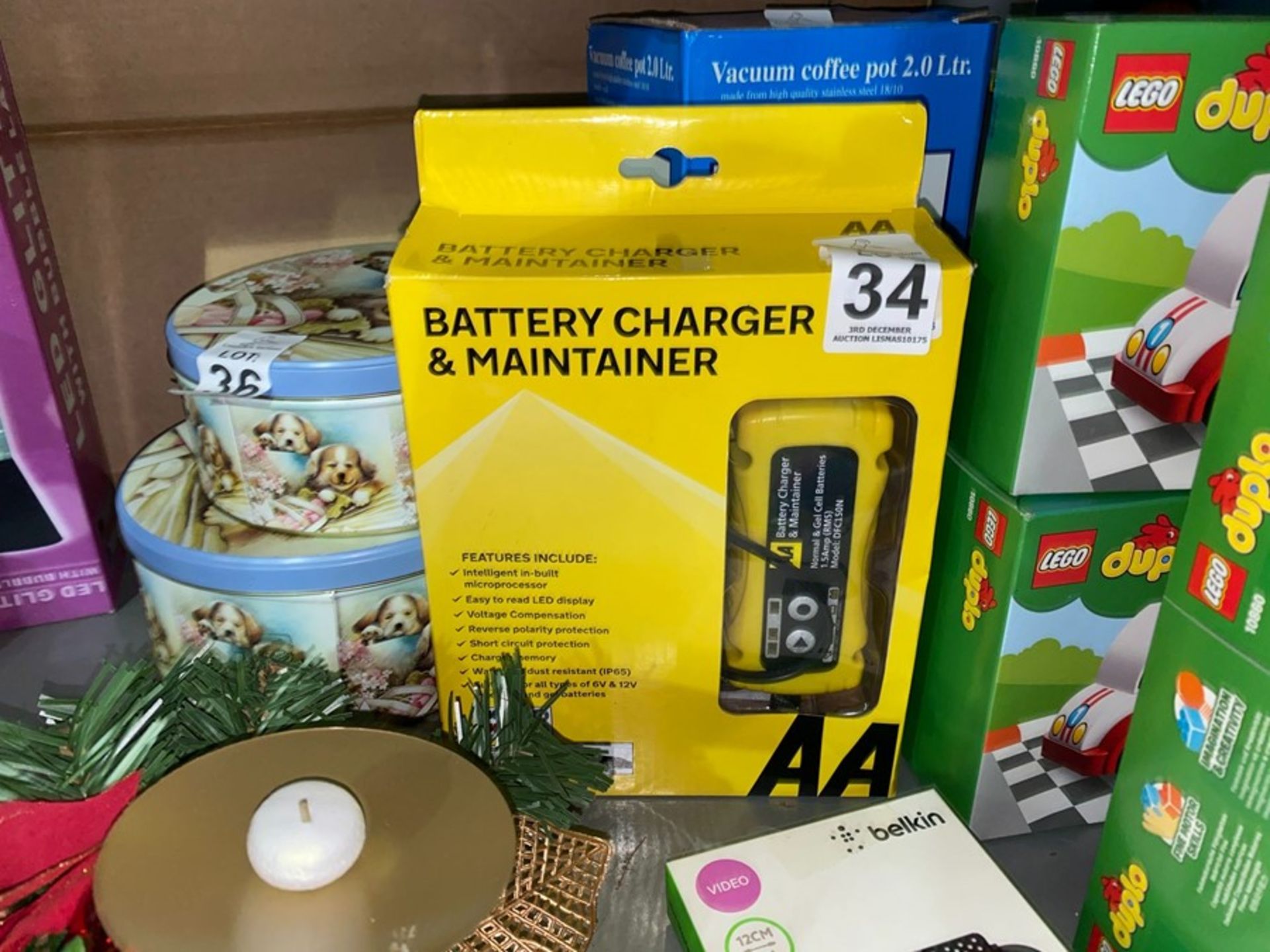 AA BATTERY CHARGER AND MAINTAINER