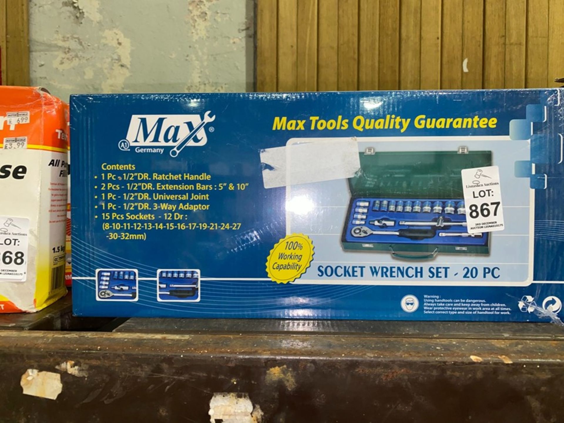 MAX 20PC SOCKET SET