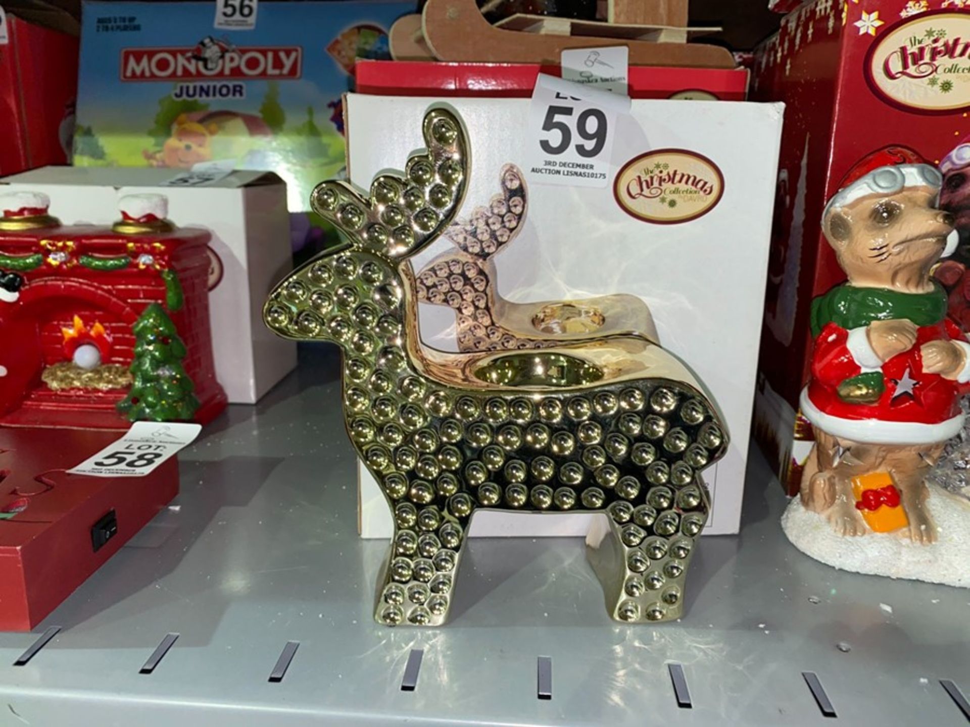 NEW REINDEER TEALIGHT ORNAMENT