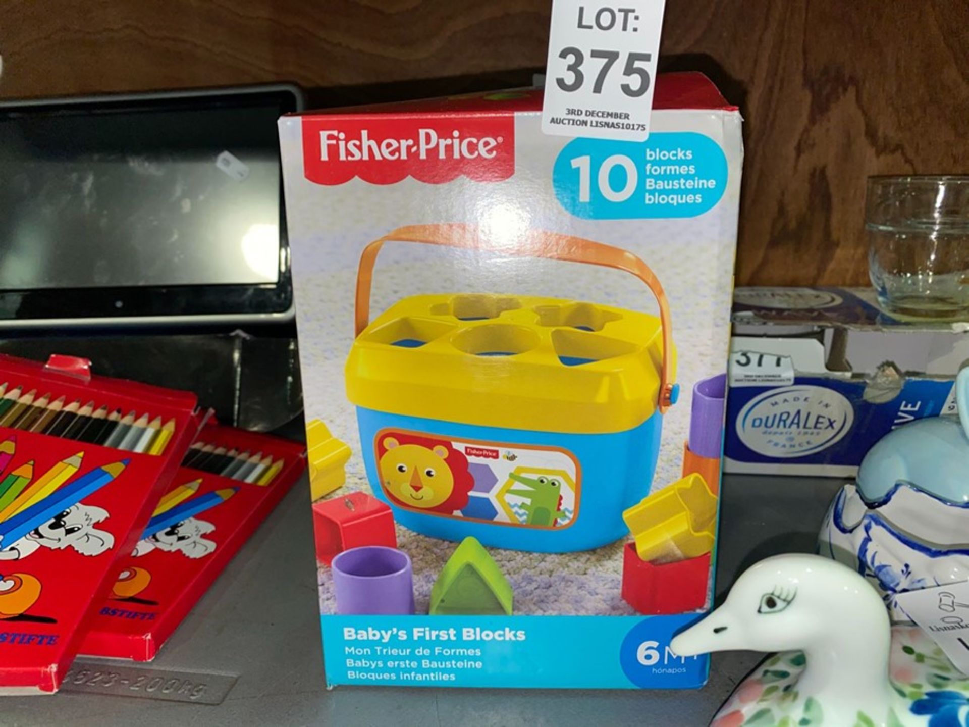 FISHER PRICE BABY'S FIRST BLOCKS TOY