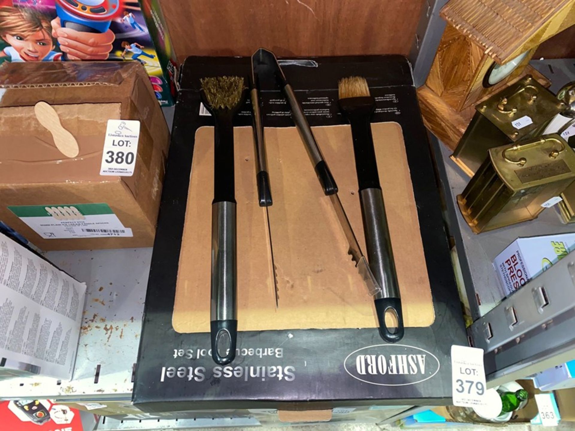 ASHFORD STAINLESS STEEL BBQ TOOL SET