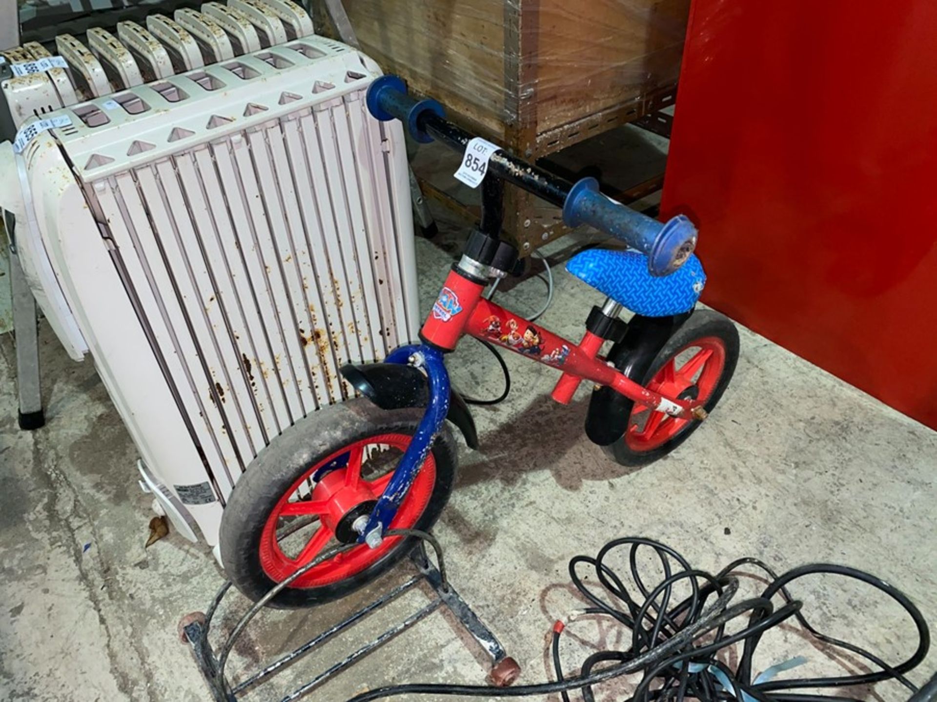 RED TODDLERS BIKE