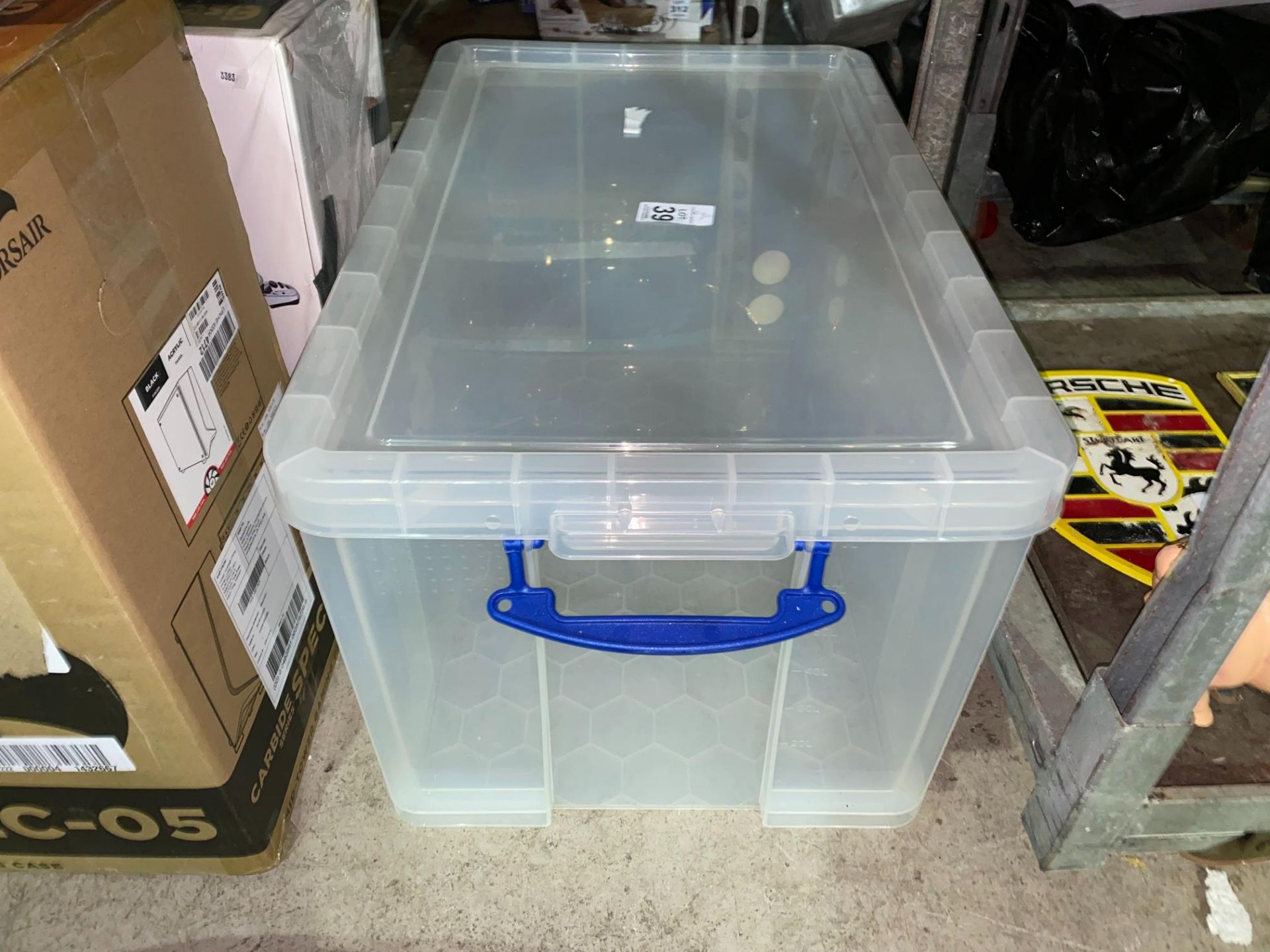 LARGE STORGAE TUB WITH LID