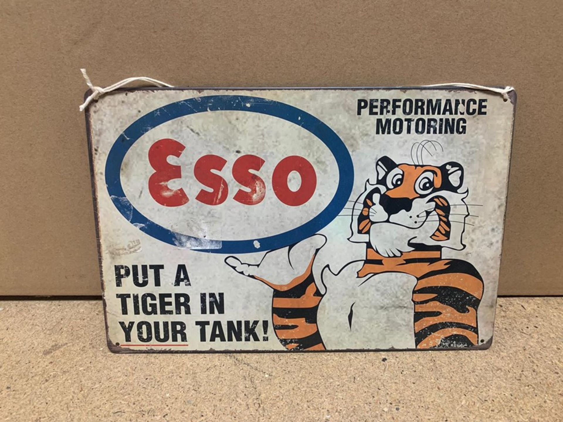 ESSO TIGER TIN SIGN