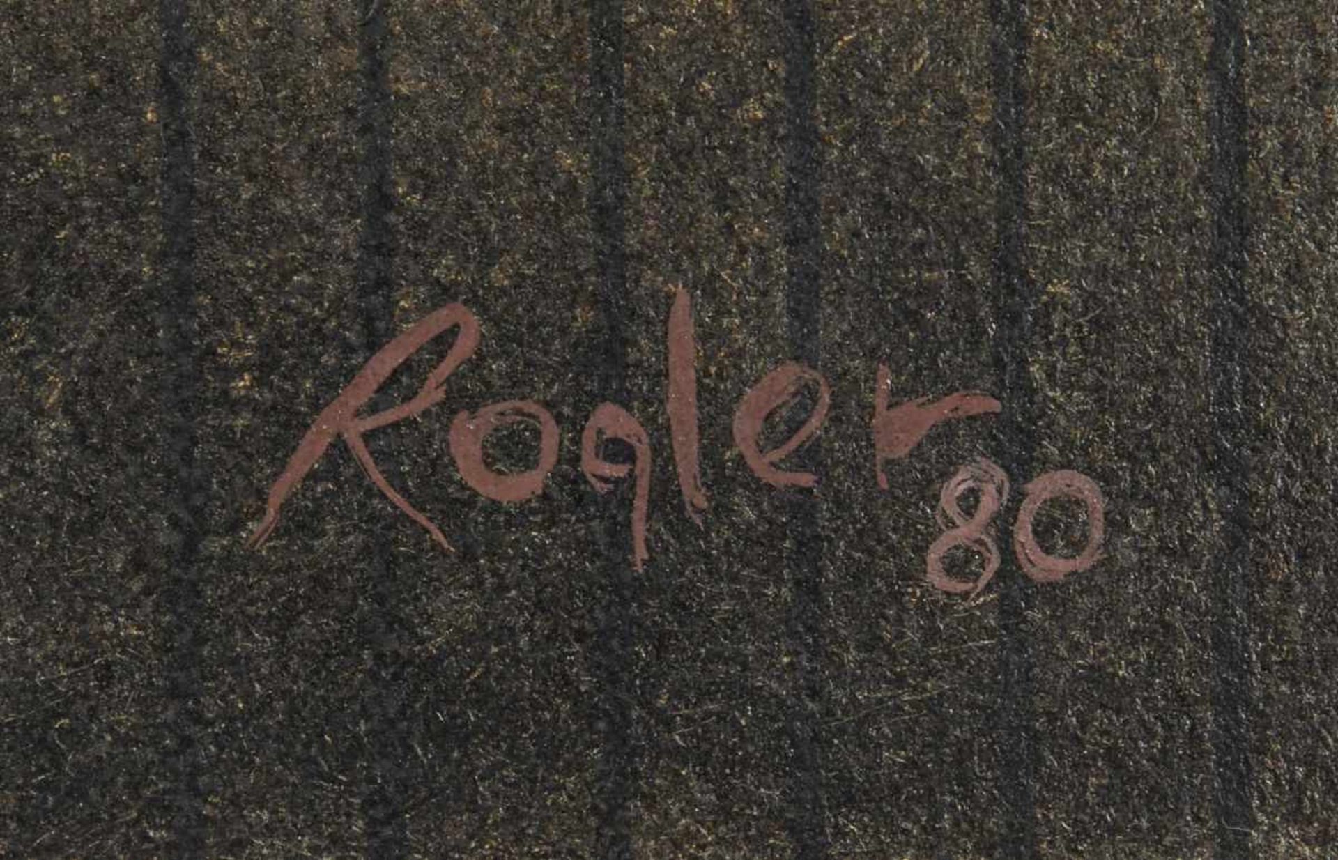 Rogler, FranzRoofs, 1980Mixed Technique on Cardboardsigned and dated lower right19,7 x 19,7 - Bild 3 aus 4