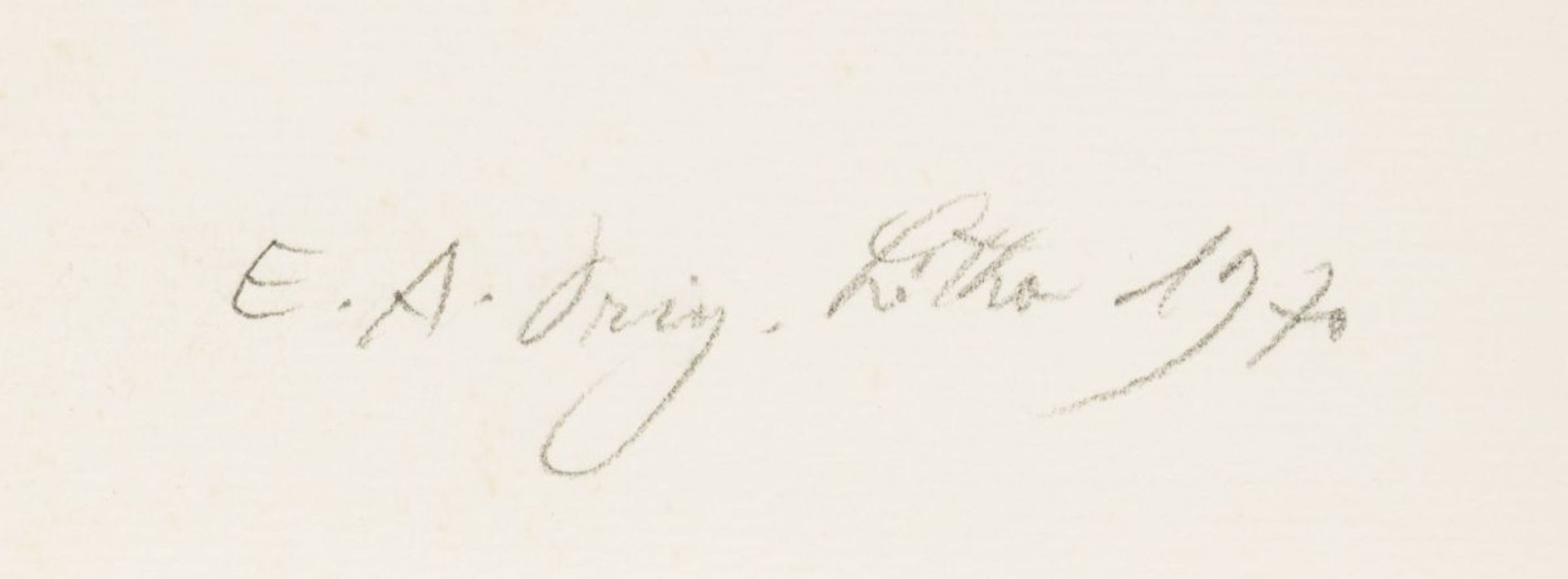 Hausner, RudolfSibylsLithographsigned lower right, dated and specified as E.A. (First Print) lower - Bild 4 aus 4