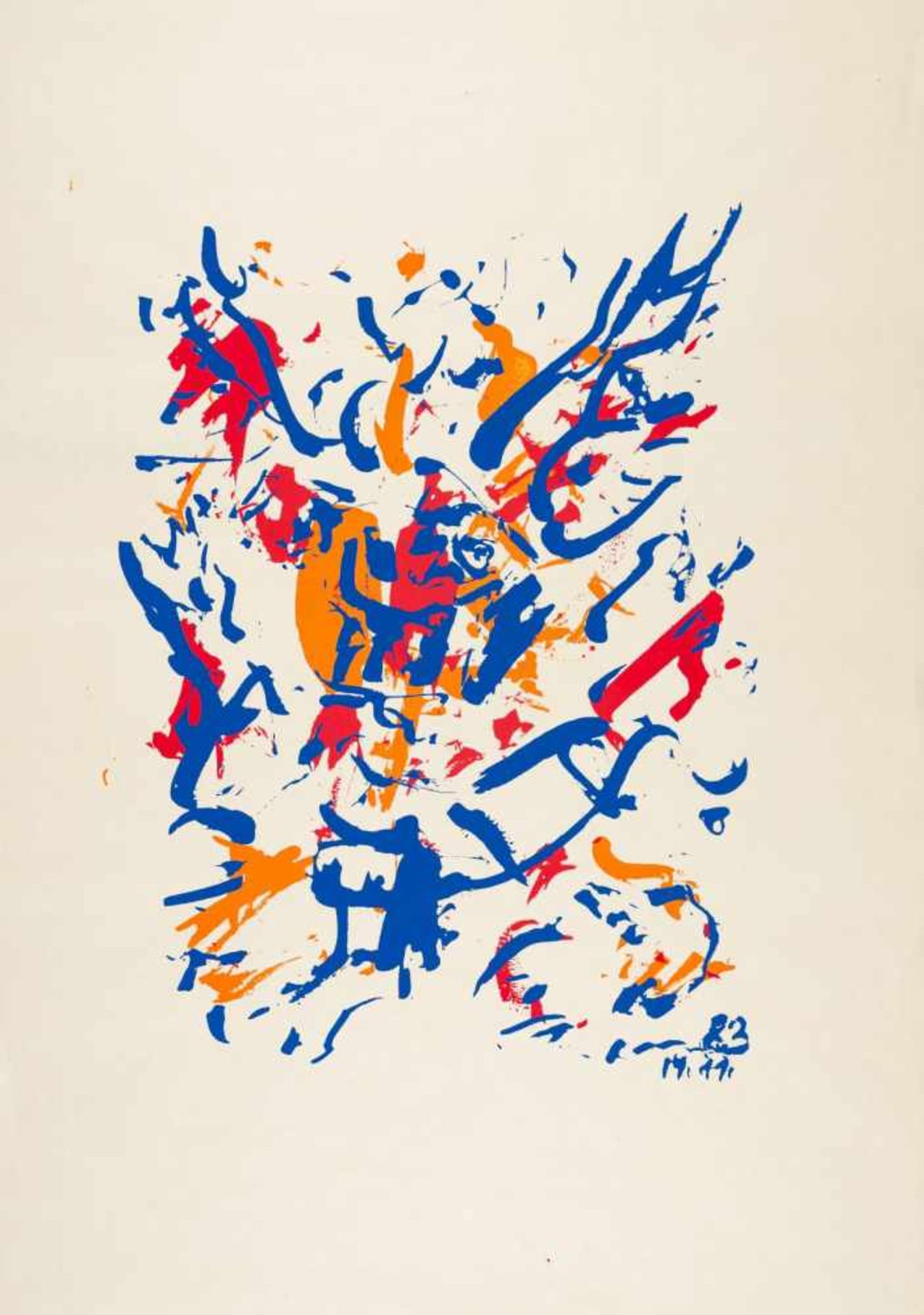 Mühl, OttoUntitled, 14.1.83Colored Serigraphsigned and dated lower right35,4 x 24,8 inMühl, OttoOhne