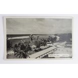 Cocos Keeling Island Indian Ocean c1958 settlement real photo postcard.