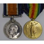 BWM & Victory Medal to 10429 Pte L C Tracy HAC-INF. Surname officially corrected. With envelope of