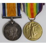 BWM & Victory Medal to 4295 Pte S K G Hobday HAC-INF. (2)