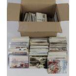 Good selection of mixed subject and topo pre 1950 postcards covering many UK areas and subjects (