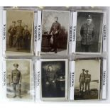 Norfolk Regt WW1 military postcards of Soldiers, all RP's (approx 41 + 1 reprint WW2)