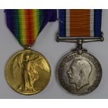 BWM & Victory Medal to 3209 Pte J Coyle Irish Guards. Entitled to the Silver War Badge. (2)