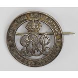 WW1 Silver New Zealand Wound badge No. N.Z.15676