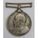 Volunteer Force LSGC Medal EDVII, engraved to Lce Corpl G H J Reidy N.W.R.V.Rifles. (Kaisar-i-