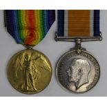 BWM & Victory Medal to 5538 Sjt G Smith Rifle Brigade. KIA 3/9/1916 with 10th Bn. Born West