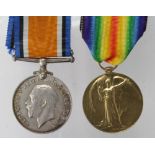 BWM & Victory Medal to 900662 Sjt J K Abell RA. (2)