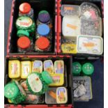 Fire Service buttons - a vast amount of unissued staybright buttons housed in 3x massive crates