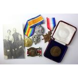 1915 Star Trio to DEAL 3819-S- Pte J R Harper RM, Special Constabulary Medal GVI named John