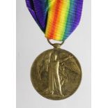 Victory Medal to 9854 Pte William Sweetman, Middlesex Regt, later 28414 8th East Surrey Regt. DOW