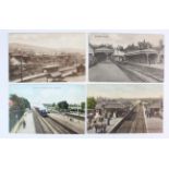 Railway, Camberley, Heathfield, Tonypandy & Tilehurst stations   (4)