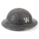 WW2 APR wardens helmet.