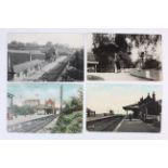 Railway, Towyn, Chilworth, Gravelly Hill & Southfields stations   (4)