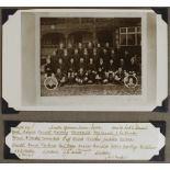 Rugby postcard plus legend by Jerome c1930's, produced from original photo. South Africa 1906 Team