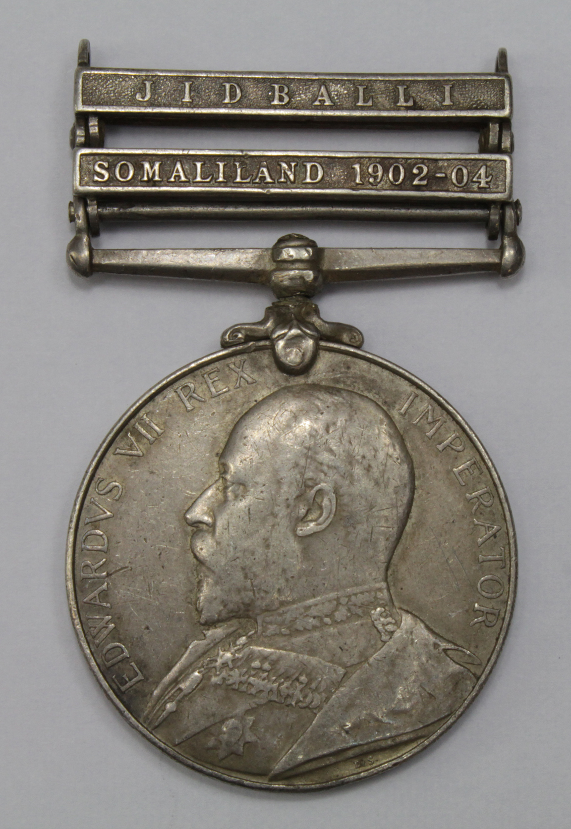 Africa General Service Medal EDVII with bars Somaliland 1902-04, and Jidballi, named 2050 Sepoy