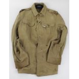 WW1? Tropical service jacket to Durham Regiment complete with all original insignia.