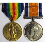 BWM & Victory Medal to 95273 T.Cpl A Parkes RAMC. (2)