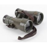 WW1 German pair of feld glas army binoculars in good condition with clear optics.