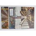 London Underground Great Northern Piccadilly & Brompton Railway transport group of 3 postcards of