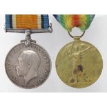 BWM & Victory Medal to 205105 Spr J H Morgan RE. (2)