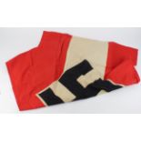 German single sided Hitler youth drape 30 X 42 inches with hanging loops.