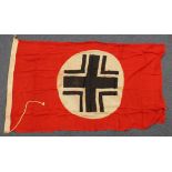 German WW2 Vehicle or forward units identification flag, a Balkenkreuz Cross, Afrika Korps 1942