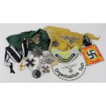 German collection of reproduction medals, awards, pennants etc. (Qty)