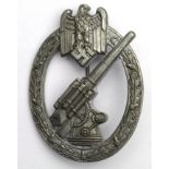 German Army Flak badge, maker DH marked