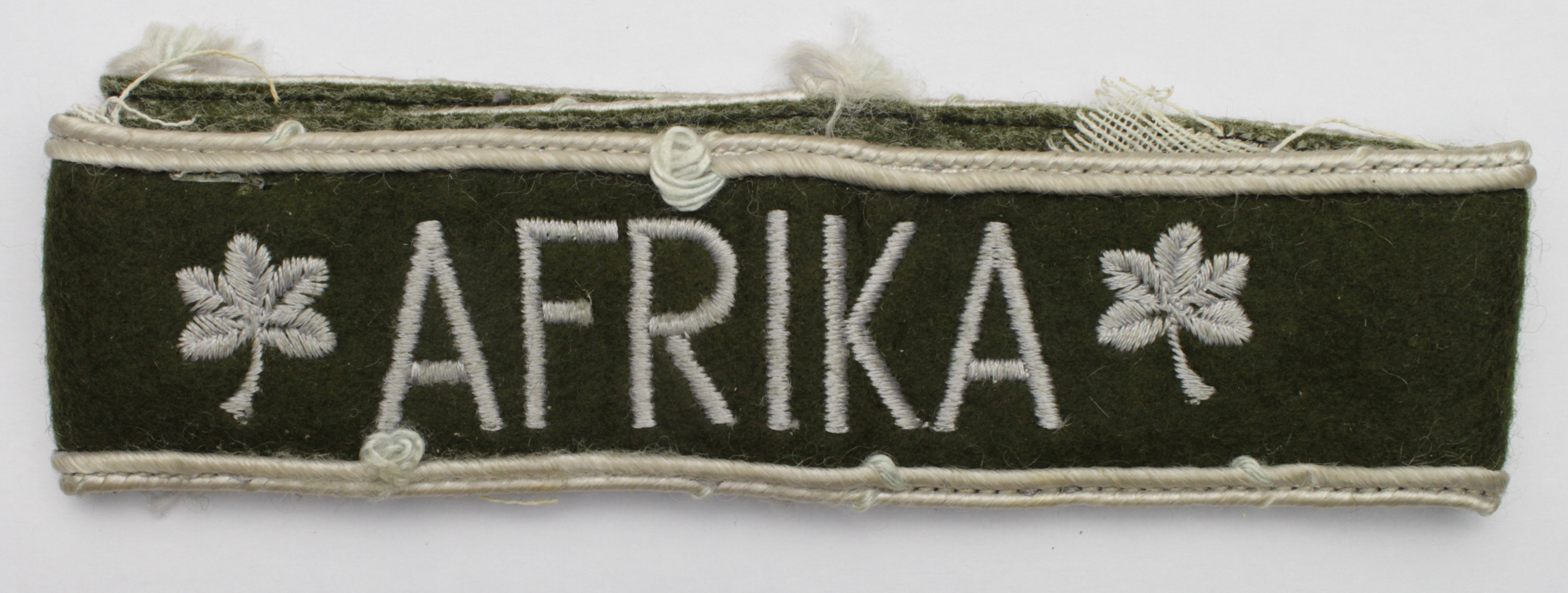 German Afrika Cuff band, wear from use / removal
