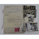 German WW2 Kriegsmarine naval group of service documents with approx 24 good naval photos.