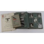 German WW2 photo album with documents, propaganda book.