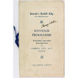 Cardiff City FC - 1927 FA Cup Final - Cardiff City Party Souvenir Programme of Travelling and