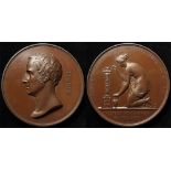 British Commemorative Medal, bronze d.72.5mm: Sir Benjamin Brodie (surgeon) 1841, by W. Wyon, EF