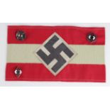 German HJ youth armband and 3x different badges inc marksman